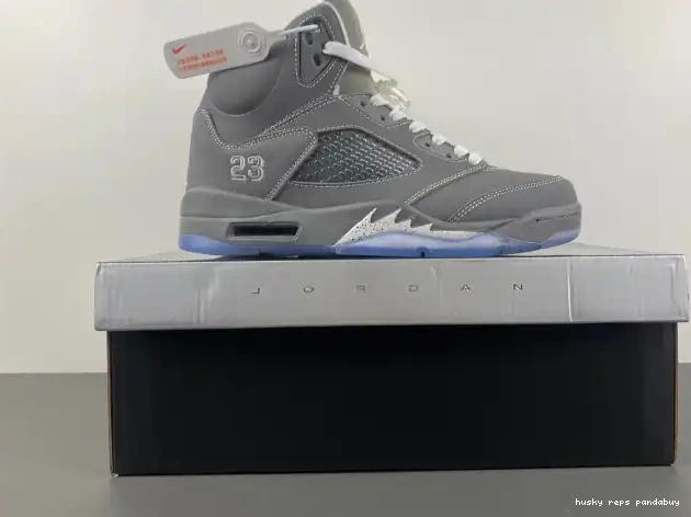 Cheap Husky Retro Jordan 5 Grey 136027-005 Wolf Air 0626